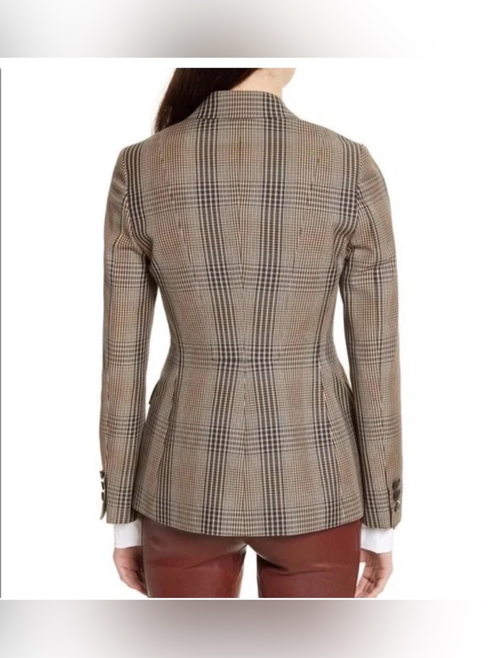 Theory Plaid Blazer Size 12 - Picture 13 of 13